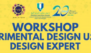 DESIGN OF EXPERIMENTS USING DESIGN EXPERT WORKSHOP BY BBEC